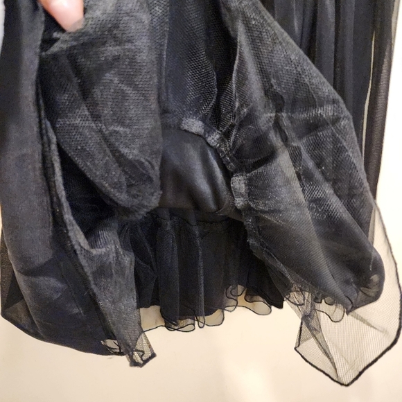 Trixxi Black Strapples Party Short Dress size L (Juniors) - Picture 10 of 13